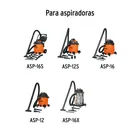 Bolsa para polvo para aspiradoras 12 y 16 gal, TRUPER 2