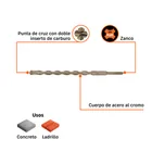 Broca SDS Plus 3/4 x 12', TRUPER 3