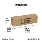 Broca plana de manita 1/4' para madera, TRUPER 6