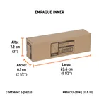 Broca plana de manita 7/16' para madera, TRUPER 6