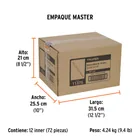 Broca plana de manita 5/8' para madera, TRUPER 7
