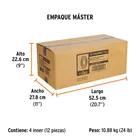 Rollo de 45 m de lija para plomero grano 120 ancho 1' 8