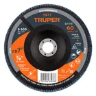 Disco laminado 7', grano 60 centro 7/8', fibra, TRUPER 1
