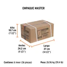 Cincel de corte frío de 1 X 12', TRUPER 7