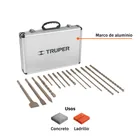 Juego de 15 brocas y cinceles SDS Plus en estuche, TRUPER 5