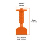 Cincel ladrillero 3-1/2 X 8' con grip, TRUPER 3