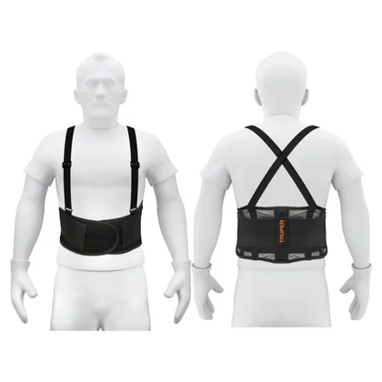 Faja lumbar de malla transpirable, talla M, TRUPER