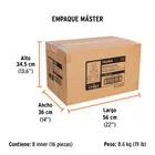 Faja lumbar de malla transpirable, talla EG, TRUPER 7