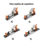 Manija de repuesto para cepillos de carpintero, TRUPER 2
