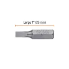 Estuche con 5 puntas planas de 5/32' largo 1', TRUPER EXPERT 2