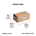 Estuche con 5 puntas planas de 5/16' largo 1', TRUPER EXPERT 7