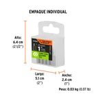 Estuche con 5 puntas torx T15 con seguro largo 1', EXPERT 6