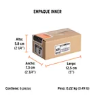 Estuche con 5 puntas torx T15 con seguro largo 1', EXPERT 7