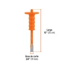 Cincel de corte frío 3/4 x 10' con grip, TRUPER 3