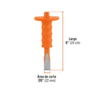 Cincel de corte frío 3/4 x 8' con grip, TRUPER 3