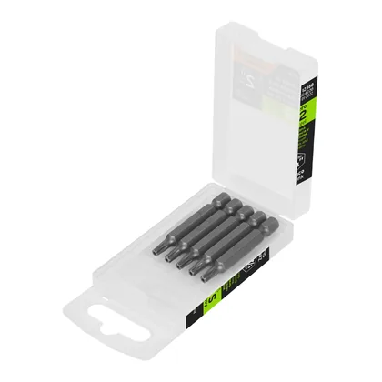 Estuche con 5 puntas torx T20 con seguro largo 2', EXPERT