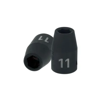 Dado cuadro 1/2' de impacto 6 puntas de 11 mm, TRUPER