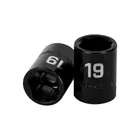 Dado cuadro 1/2' de impacto 6 puntas de 19 mm, TRUPER 1