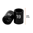 Dado cuadro 1/2' de impacto 6 puntas de 19 mm, TRUPER 3