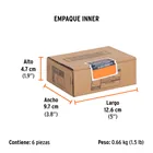 Dado cuadro 1/2' de impacto 6 puntas de 19 mm, TRUPER 6