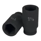Dado largo de impacto de 1-3/8', 6 puntas, cuadro 3/4' 1