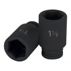 Dado largo de impacto de 1-1/2', 6 puntas, cuadro 3/4' 1