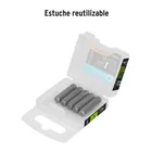 Estuche con 5 puntas hexagonales de 1/4mm largo 1', EXPERT 4