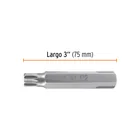 Estuche con 3 puntas bristol M12 largo 3', TRUPER EXPERT 2