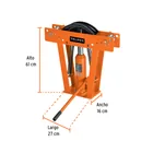 Doblador hidráulico para tubo, 12 ton, TRUPER 3