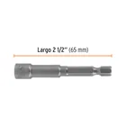 Estuche con 5 dados magnéticos de 3/16' largo 2-1/2', EXPERT 3