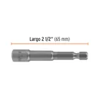 Estuche con 5 dados magnéticos de 6 mm largo 2-1/2', EXPERT 3