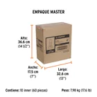 Chiflón 4' de latón maquinado para manguera, TRUPER 7