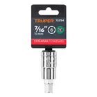 Dado punta hexagonal de 7/16', cuadro 1/2', TRUPER 4
