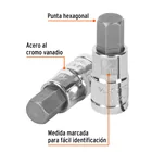 Dado punta hexagonal de 9/16', cuadro 1/2', TRUPER 2