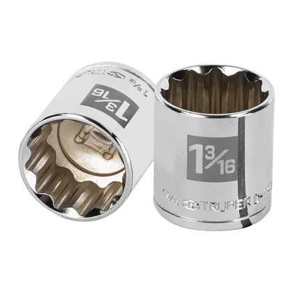 Dado de 1-3/16', 12 puntas, cuadro 1/2', TRUPER