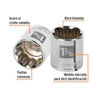 Dado de 1-3/16', 12 puntas, cuadro 1/2', TRUPER 2