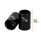 Dado de impacto de 11/16', 6 puntas, cuadro 1/2', TRUPER 3