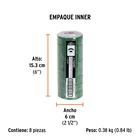 Cinta de aislar de 9 m x 19 mm, verde, TRUPER 4