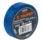 Cinta de aislar de 9 m x 19 mm, azul, TRUPER 2