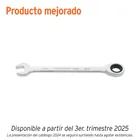 Llave combinada con matraca 21 mm x 278 mm largo, EXPERT 1