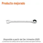 Llave combinada con matraca 22 mm x 279 mm largo, EXPERT 1