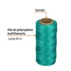 Carrete con 65 m de hilo para albañil verde, TRUPER 2