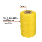 Carrete con 165 m de hilo para albañil amarillo, TRUPER 2