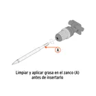 Cincel hueco para acanalado SDS plus 3/4' x 10', TRUPER 3