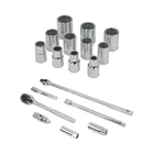 Juego de 18 herramientas cuadro 1/2' mm para mecánico 4