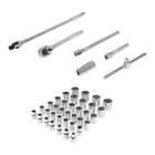 Juego de 42 herramientas cuadro 1/2' std y mm para mecánico 4