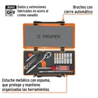 Juego de 20 herramientas cuadro 1/4' std para mecánico 3
