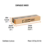 Desarmador cabinet 1/8' x 8' mango Comfort Grip, TRUPER 5