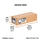 Desarmador cabinet 3/16' x 4' mango de acetato, TRUPER 5
