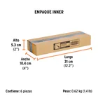 Desarmador cabinet 3/16' x 6' mango Comfort Grip, TRUPER 5